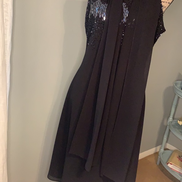 Cachet evening dress, like new with beading - Picture 5 of 7